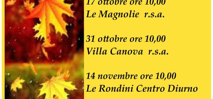 AUTUNNO IN CORO NELLE RSA DEL Q4